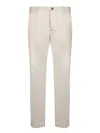 Nine In The Morning Tailored Beige Trousers With Classic Button Closure In Beige