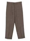 Nine In The Morning Montana Trousers With Check Pattern In Black