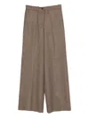 Nine In The Morning Trousers In Brown