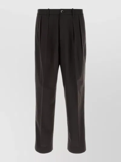 Nine In The Morning Twill Kai Tailored Pant Belt Loops In Black