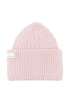 Nine In The Morning Ribbed Wool Beanie In Pink