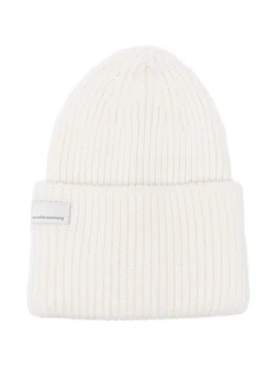 Nine In The Morning Ribbed Hat In White