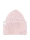 Nine In The Morning Ribbed Wool Beanie In Pink