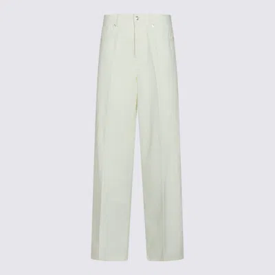 Nine In The Morning White Cotton Jeans In Brown