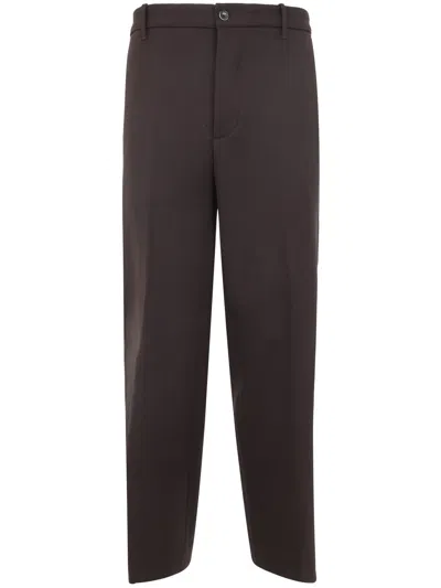 Nine In The Morning Wide Leg Pants In Brown