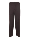 Nine In The Morning Wide Leg Pants In Brown