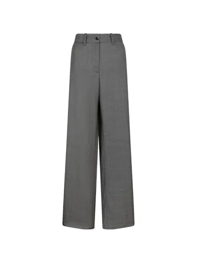 Nine In The Morning Wide-leg Trousers In Gray