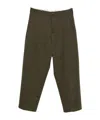 Nine In The Morning Wide-leg Trousers In Green