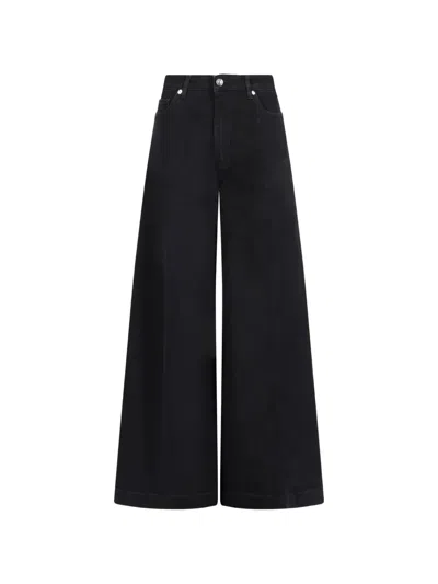 Nine In The Morning Wide-leg Jeans In Black