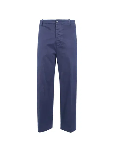 Nine In The Morning Wide-leg Trousers In Blue
