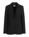 Nine In The Morning Woman Blazer Black Size L Virgin Wool, Elastane