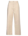Nine In The Morning Woman Jeans Beige Size 29 Cotton In Sand