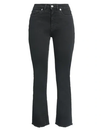 Nine In The Morning Woman Jeans Black Size 25 Cotton, Elastomultiester, Elastane