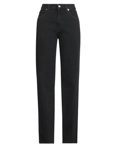 Nine In The Morning Woman Jeans Black Size 28 Cotton, Elastane