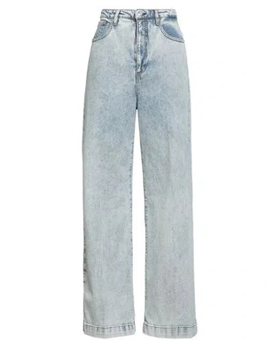 Nine In The Morning Woman Jeans Blue Size 31 Cotton, Elastane