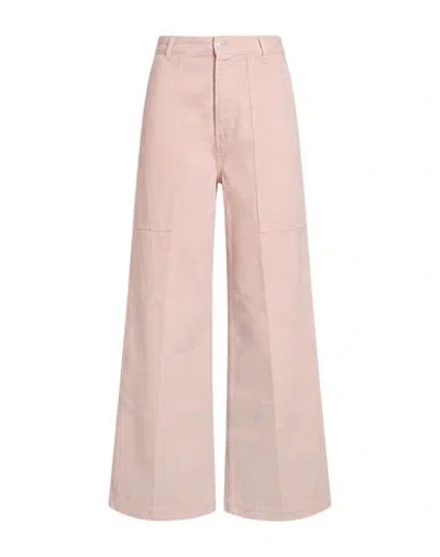 Nine In The Morning Woman Jeans Blush Size 27 Cotton In Animal Print