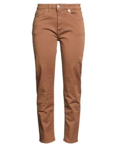 Nine In The Morning Woman Jeans Brown Size 28 Cotton, Polyester, Elastane