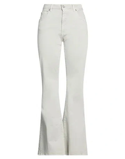 Nine In The Morning Woman Jeans Light Grey Size 29 Cotton, Polyester, Elastane In Gray