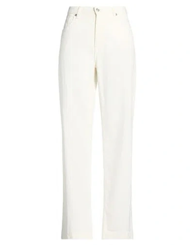 Nine In The Morning Woman Jeans Off White Size 30 Cotton