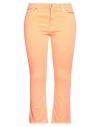Nine In The Morning Woman Jeans Orange Size 25 Cotton, Elastomultiester, Elastane