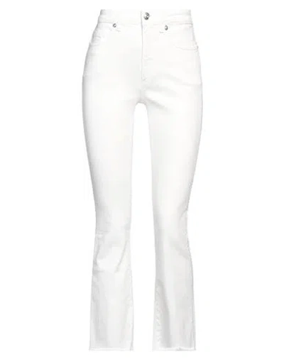 Nine In The Morning Woman Jeans White Size 24 Cotton, Polyester, Elastane