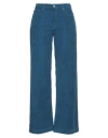 Nine In The Morning Woman Pants Azure Size 29 Cotton, Elastane In Blue