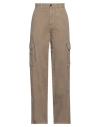 Nine In The Morning Woman Pants Beige Size 26 Cotton In Beige