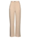 Nine In The Morning Woman Pants Beige Size 27 Lyocell In Beige