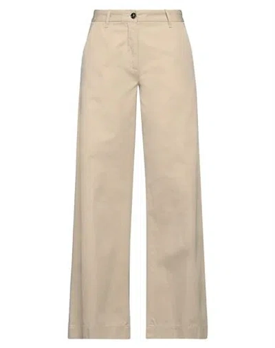 Nine In The Morning Woman Pants Beige Size 28 Cotton, Elastane