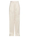 Nine In The Morning Woman Pants Beige Size 29 Linen, Cotton, Elastane In Beige