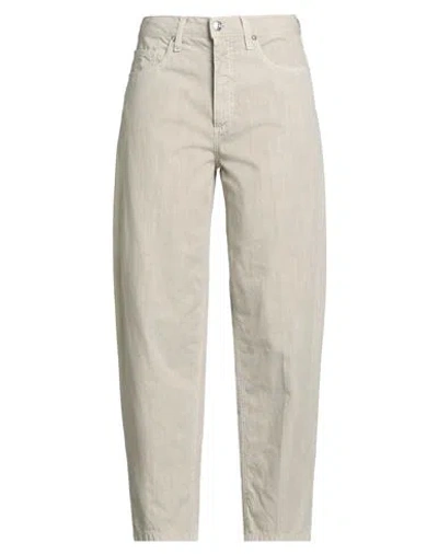 Nine In The Morning Woman Pants Beige Size 30 Cotton In Sand