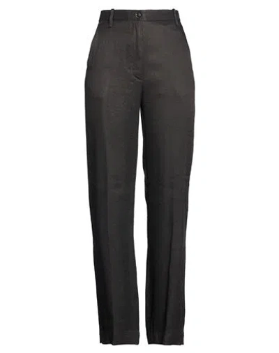 Nine In The Morning Woman Pants Black Size 29 Linen, Viscose, Elastane