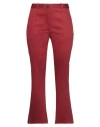 Nine In The Morning Woman Pants Brick Size 27 Cotton, Elastane In Red