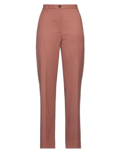 Nine In The Morning Woman Pants Brown Size 25 Wool, Elastane