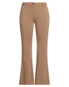 Nine In The Morning Woman Pants Camel Size 29 Viscose, Polyester, Elastane