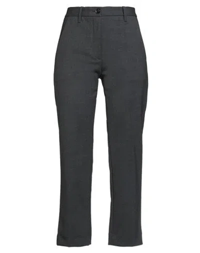 Nine In The Morning Woman Pants Charcoal Size 28 Wool, Polyamide, Elastane In Gray