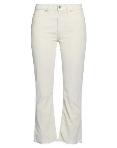 Nine In The Morning Woman Pants Cream Size 25 Cotton, Modal, Elastane