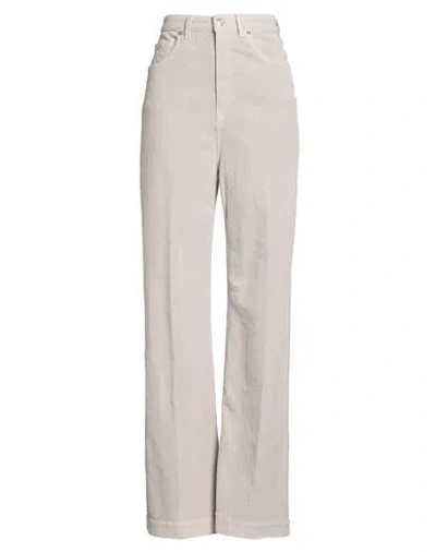 Nine In The Morning Woman Pants Cream Size 29 Cotton, Elastane In White