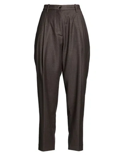 Nine In The Morning Woman Pants Dark Brown Size 27 Virgin Wool, Elastane