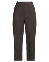 Nine In The Morning Woman Pants Dark Brown Size 32 Polyester, Wool, Elastane