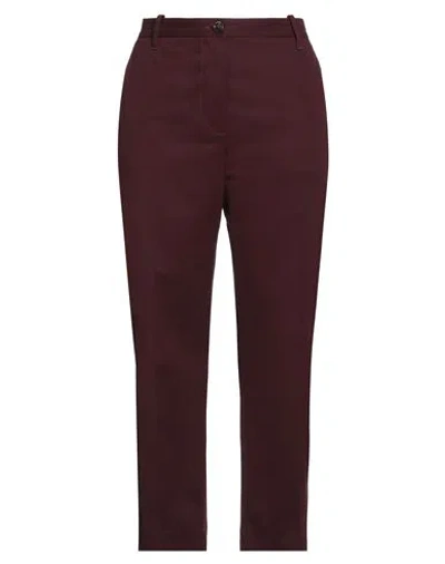 Nine In The Morning Woman Pants Plum Size 30 Cotton, Elastane In Purple