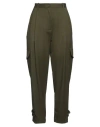 Nine In The Morning Woman Pants Green Size 30 Wool, Elastane