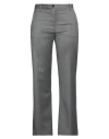 Nine In The Morning Woman Pants Grey Size 30 Virgin Wool, Viscose, Polyester, Elastane In Grey