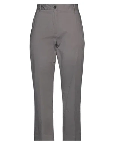 Nine In The Morning Woman Pants Grey Size 32 Cotton, Silk, Elastane