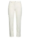 Nine In The Morning Woman Pants Ivory Size 28 Cotton, Modal, Elastane In White