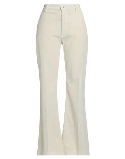 Nine In The Morning Woman Pants Ivory Size 30 Cotton, Modal, Elastane