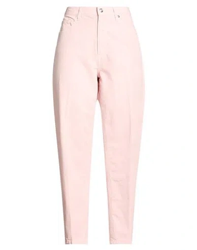 Nine In The Morning Woman Pants Light Pink Size 30 Cotton