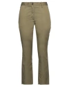 Nine In The Morning Woman Pants Military Green Size 27 Cotton, Elastane