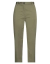 Nine In The Morning Woman Pants Military Green Size 27 Cotton, Elastane