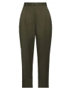 Nine In The Morning Woman Pants Military Green Size 27 Wool, Elastane In Green